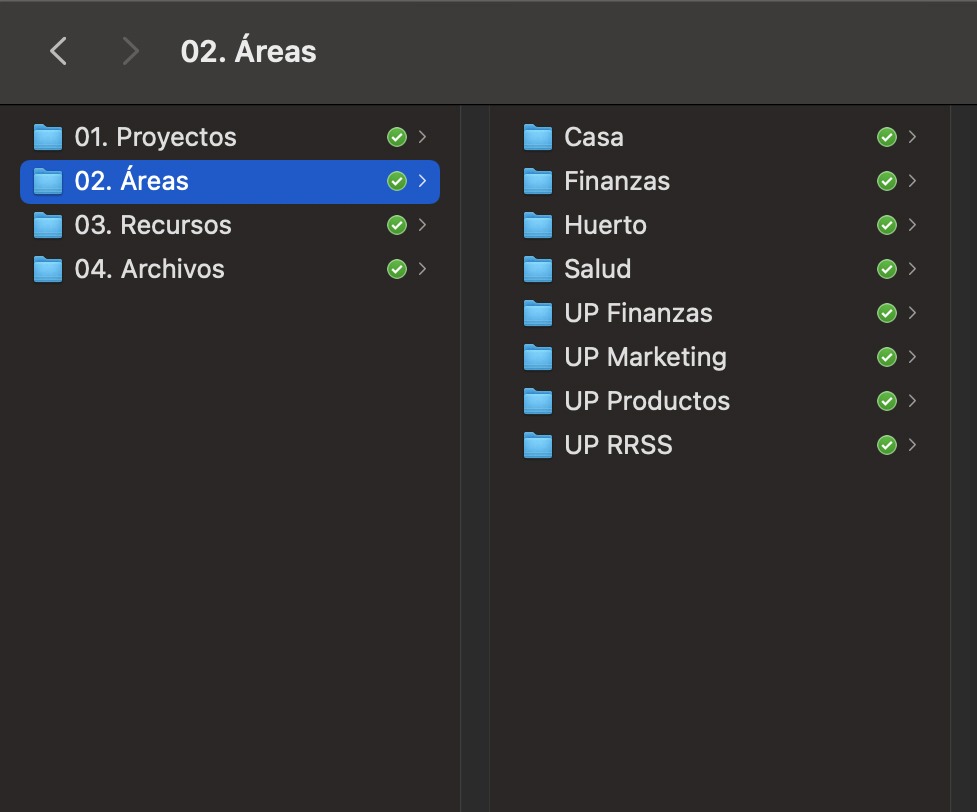 Áreas