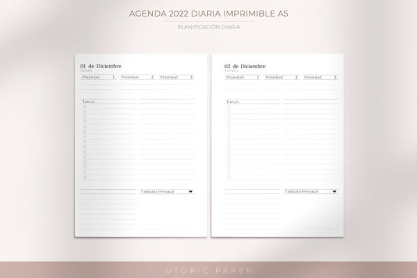 Agenda 2022 diaria