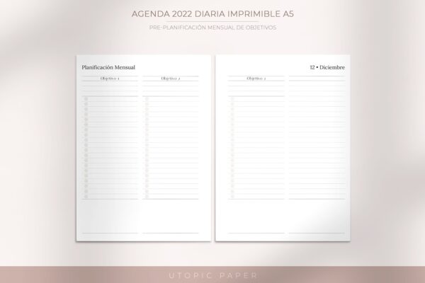 Agenda 2022 diaria