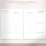 Agenda Semanal 2022
