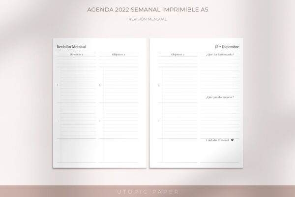 Agenda Semanal 2022